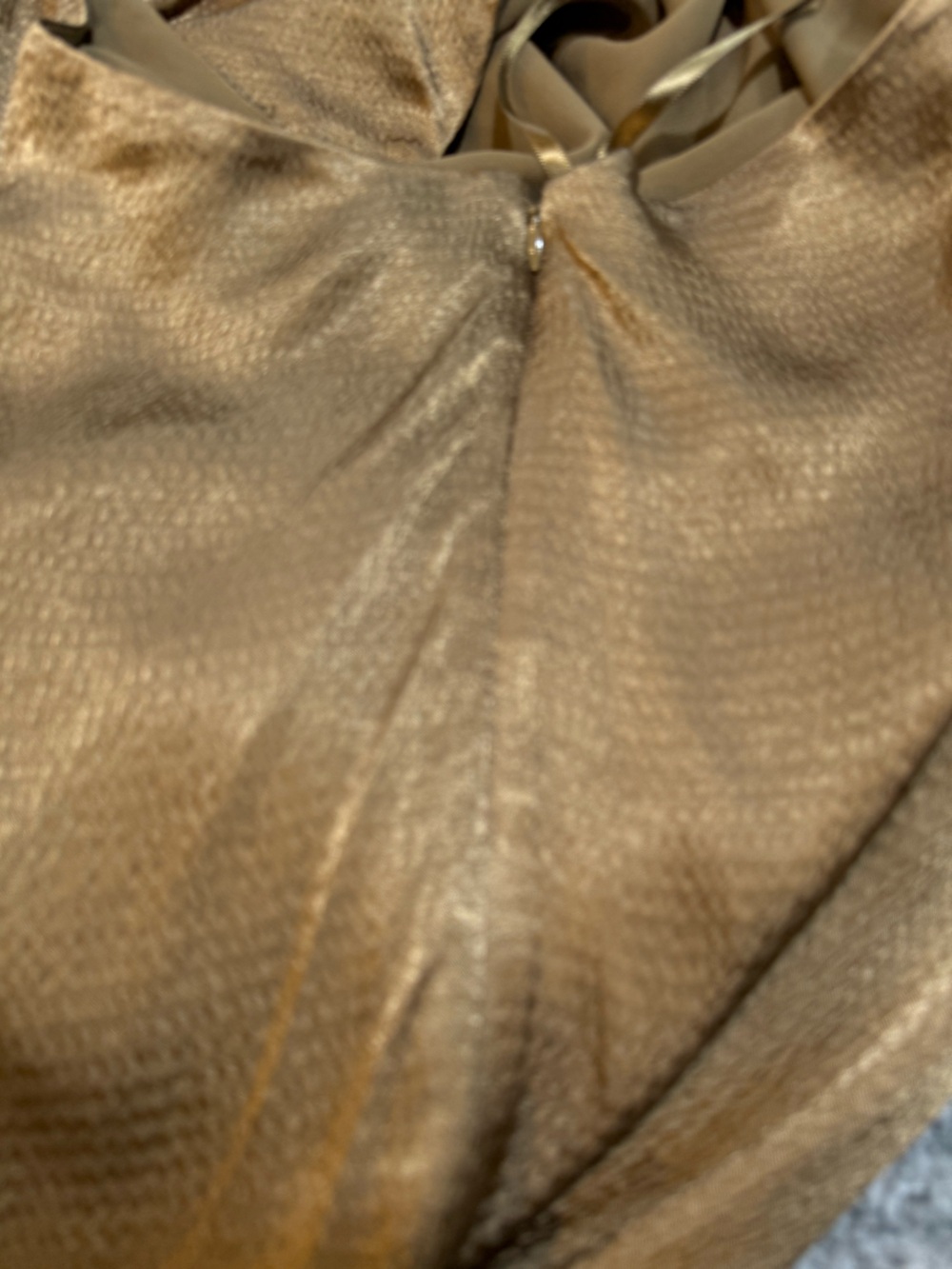 STAUD One-Shoulder Sonya Dress, Caramel - Picture 12 of 13